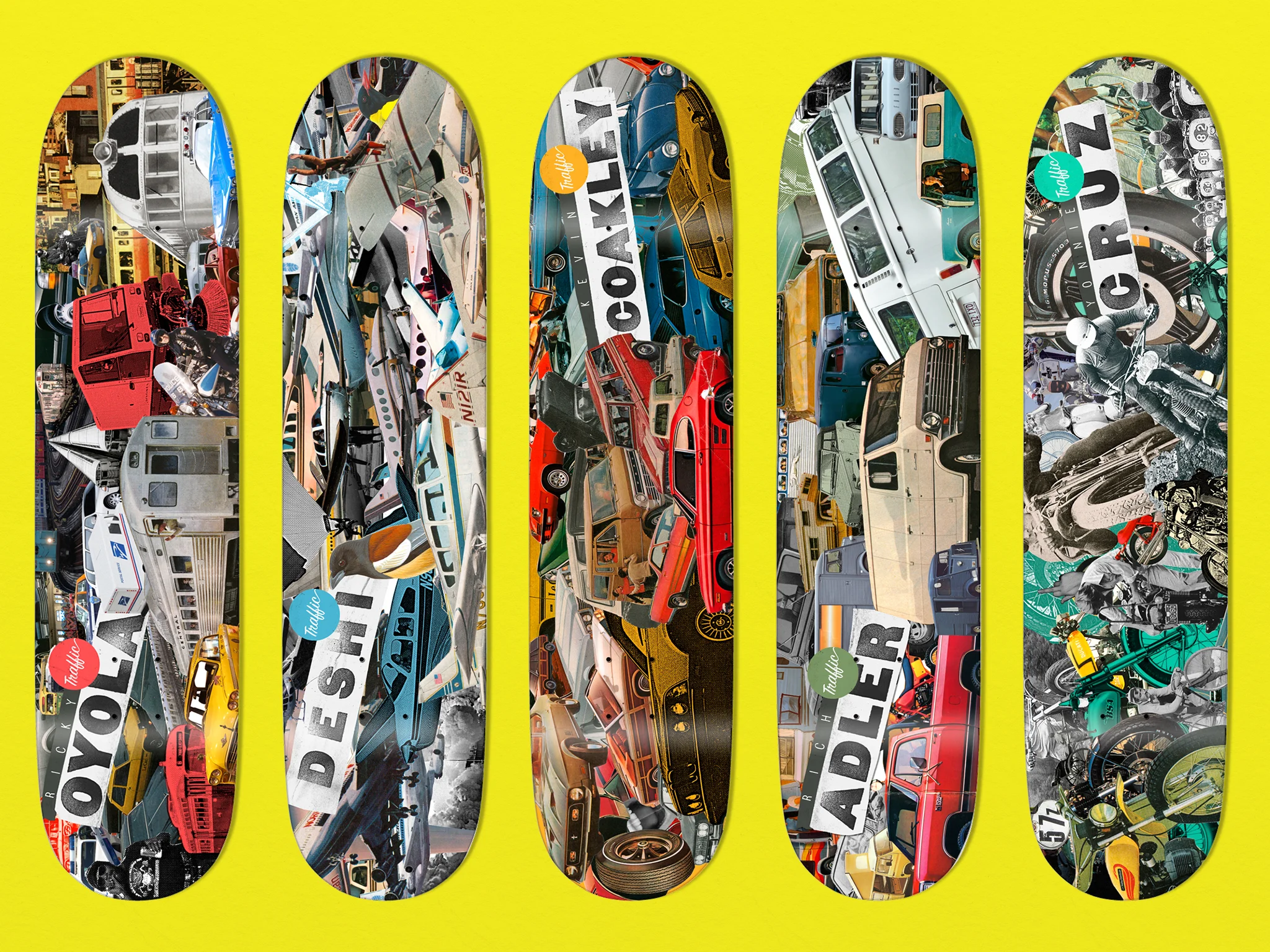 Traffic Skateboards Coakley コンプリート TRAFFICスケボー Traffic Skateboards Coakley コンプリート